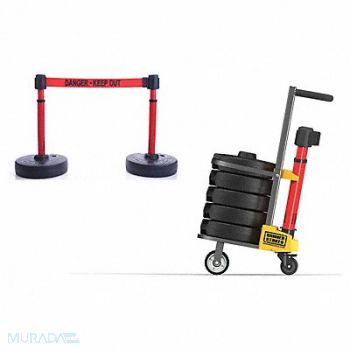 BANNER STAKES PLUS Barricade Red Danger - Keep Out, 31XF82