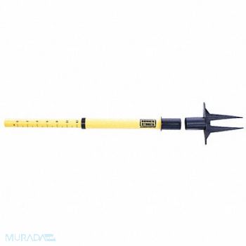 BANNER STAKES PLUS Barrier System Post 22-42in Yellow, 31XF89