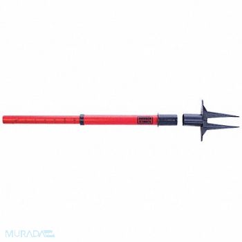 BANNER STAKES PLUS Barrier System Post 22-42in Red PK5, 31XF94