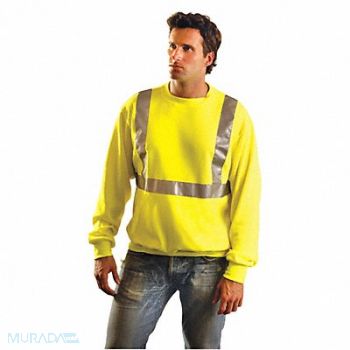 OCCUNOMIX Sweatshirt Mens XL Yellow, 31XL16