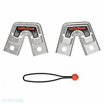 LITTLE GIANT Trestle Brackets 300 lb Aluminum Mill, 31XW73