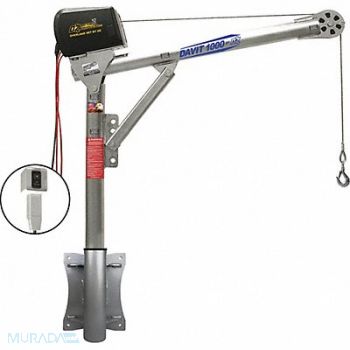 OZ LIFTING PRODUCTS DavitCraneKit 1000 lb 27.5 to 42in Reach, 321H29