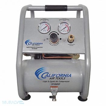 CALIFORNIA AIR TOOLS Air Compressor Portable Quiet 0.6HP 1gal, 323N76