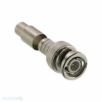 GEM BY TRIPLETT RG59 PVC RG6 TFE BNC Male 2 Pc Cr PK10, 323PF5