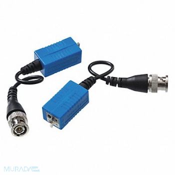 GEM BY TRIPLETT Video Balun w/BNC Pigtail Blue PK2, 323PM5