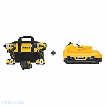 DEWALT Cordless Combination Kit 2 Tools 12V DC, 326ZM3