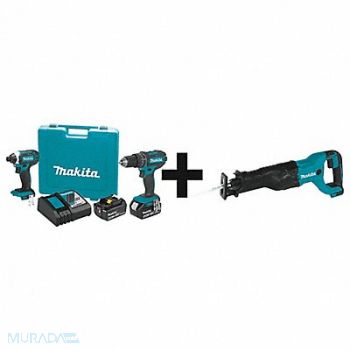 MAKITA Cordless Combination Kit 3 Tools 18V DC, 327EA2