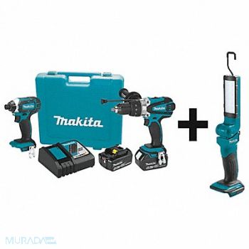 MAKITA Cordless Combination Kit 3 Tools 18V DC, 327EN1