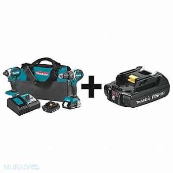 MAKITA Cordless Combination Kit 2 Tools 18V DC, 327EU5