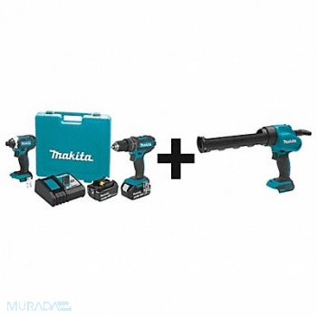 MAKITA Cordless Combination Kit 3 Tools 18V DC, 327EX1