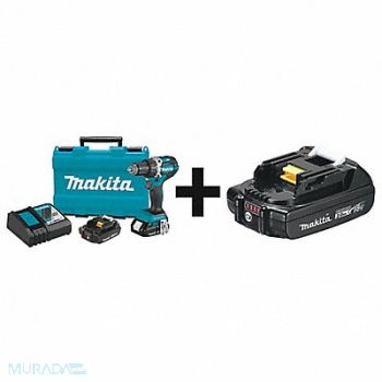 MAKITA Drill Kit Cordless 2 000 RPM 18V DC, 327EY2