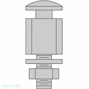 HOFFMAN Panel Mounting Kit 3R Mild Steel Metal, 32FC27
