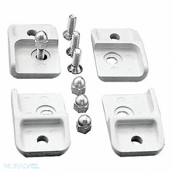 HOFFMAN Foot Kit Fiberglass Light Gray, 32FD56