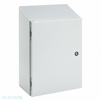 HOFFMAN Slopd Top Enclosr Mtlc 16InHx16InWx8InD, 32FK77