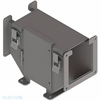 HOFFMAN Tee Fitting Wireway Steel 4in.Hx4in.L, 32FL88