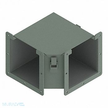 HOFFMAN Elbow 90 Deg Ind Steel 6in. H x 6in. L, 32FM02