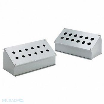 HOFFMAN Pushbutton Enclosure 7.25 in H 8 Holes, 32FR31