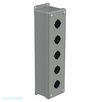 HOFFMAN Pushbutton Enclosure 12.50 in H 5 Holes, 32FR25