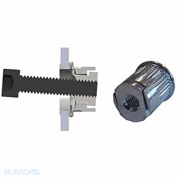 GRAINGER APPROVED Rivet Nut Float Thread Clear Triv PK10, 32FX30