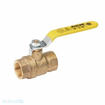 GRAINGER APPROVED Ball Valve Low-Lead Brass 1/4 in FNPT, 32H994