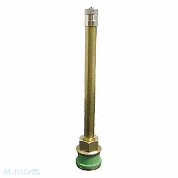 HALTEC Tire Valve Stdrd Bore 3-3/4in Brass PK10, 32HF04