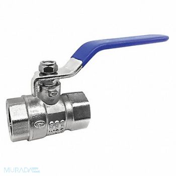 GRAINGER APPROVED NP Brass Ball Valve FNPT 1, 32J042