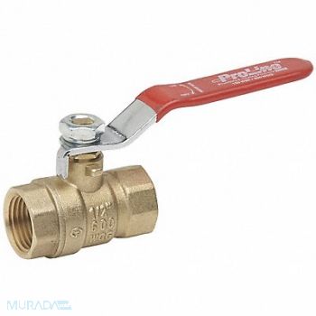 GRAINGER APPROVED NP Brass Ball Valve FNPT 3/8 in, 32J039