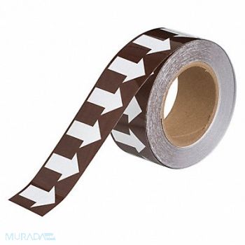 BRADY Pipe Marking Tape Brwn 2in W 90ft Roll L, 32MH16