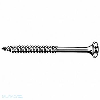 GRAINGER APPROVED Drywall Screw 1 1/4 L #6 Phosphate PK500, 32MT49