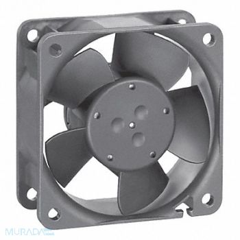 EBM-PAPST Axial Fan Square 2-23/64 H 25.3 CFM, 32MY68