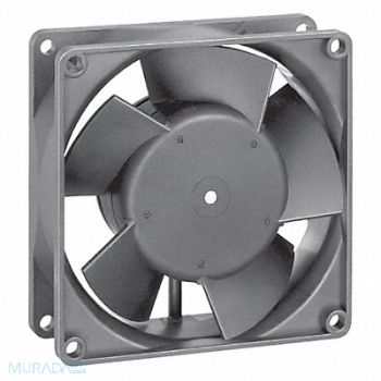 EBM-PAPST Axial Fan Square 3-5/8 H 63 CFM, 32MY81