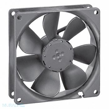 EBM-PAPST Axial Fan Square 3-5/8 H 55 CFM, 32MY82