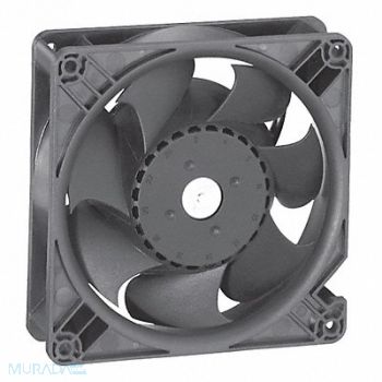 EBM-PAPST Axial Fan Square 127 mm H 159 CFM, 32MY91