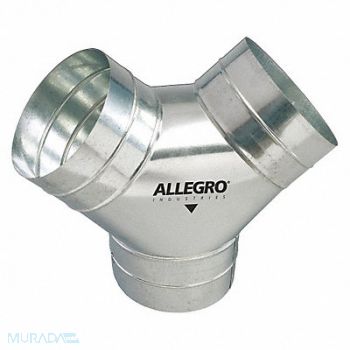 ALLEGRO Duct to Duct Connector 8 in W Slvr, 32MZ64