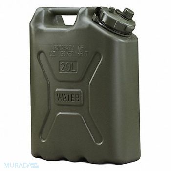 SCEPTER Water Container 5 gal Green, 32NC20