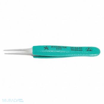EXCELTA Tweezer Flat 5-1/4 in L SS, 32NE83