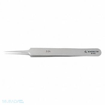 EXCELTA Tweezer Very Fine 4-1/4in L 1/64in Tip, 32NE88