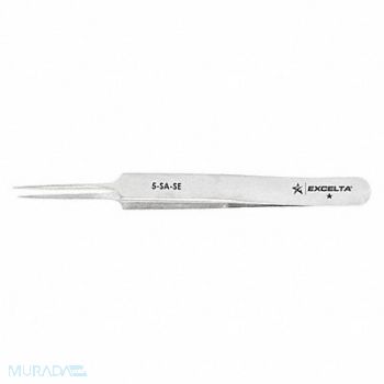 EXCELTA Tweezer Very Fine 4-1/4 in L SS, 32NE90