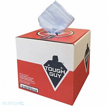 TOUGH GUY Dry Wipe Roll 9 x 12 Blue, 32RT57