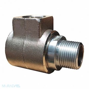 SPEEDAIRE Swivel 90 Deg Brass SS 1 in FNPT Inlet, 32RT79