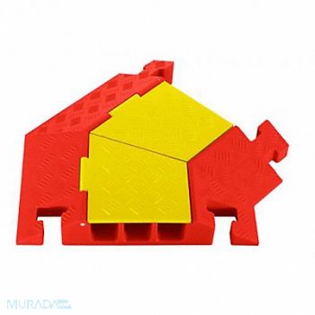 CHECKERS Cable Protector 45Right Hinged 3 Channel, 32RX28