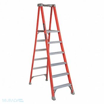 LOUISVILLE Platform Stepladder 5 ft 8 FGL 300 lb., 32TM12