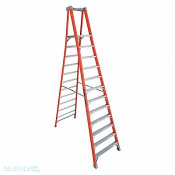LOUISVILLE Platform Stepladder 11 ft 5 FGL 300 lb, 32TM15