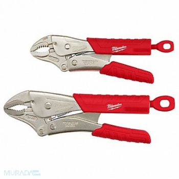 MILWAUKEE Locking Plier Sets Ergonomic 2 Pcs, 32TR83