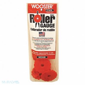 WOOSTER Roller Gauge 12 mil PK6, 32UU84