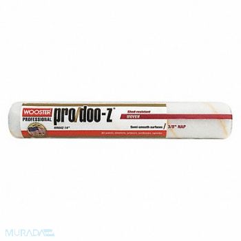 WOOSTER Paint Roller Cover 14 in L 3/8 in Nap, 32UU88