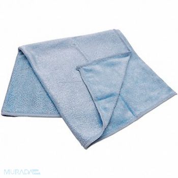 TOUGH GUY Microfiber Cloth 16 x 16 Blue PK24, 32UV15