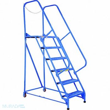 VESTIL Maintenance Ladder - 6 Step Grip-Strut, 32W807