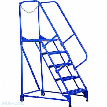 VESTIL Maintenance Ladder - 5 Step Grip-Strut, 32W838