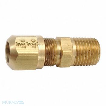 ANDERSON METALS Connector Male Brass 1/8In Pipe, 32WH65